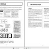 Kubota Backhoe B4540 Parts Operators Manual 1
