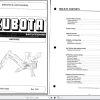 Kubota Backhoe B4672A BL4690A Parts Operators Manual 1