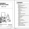 Kubota Backhoe BH77 Assembly Instruction 1