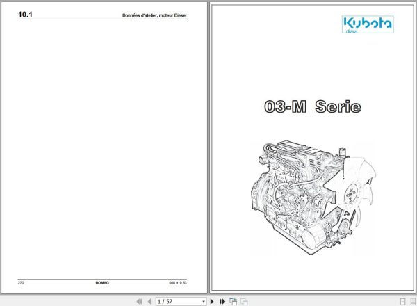 Kubota Engine 03 M Serie Service Manual 1