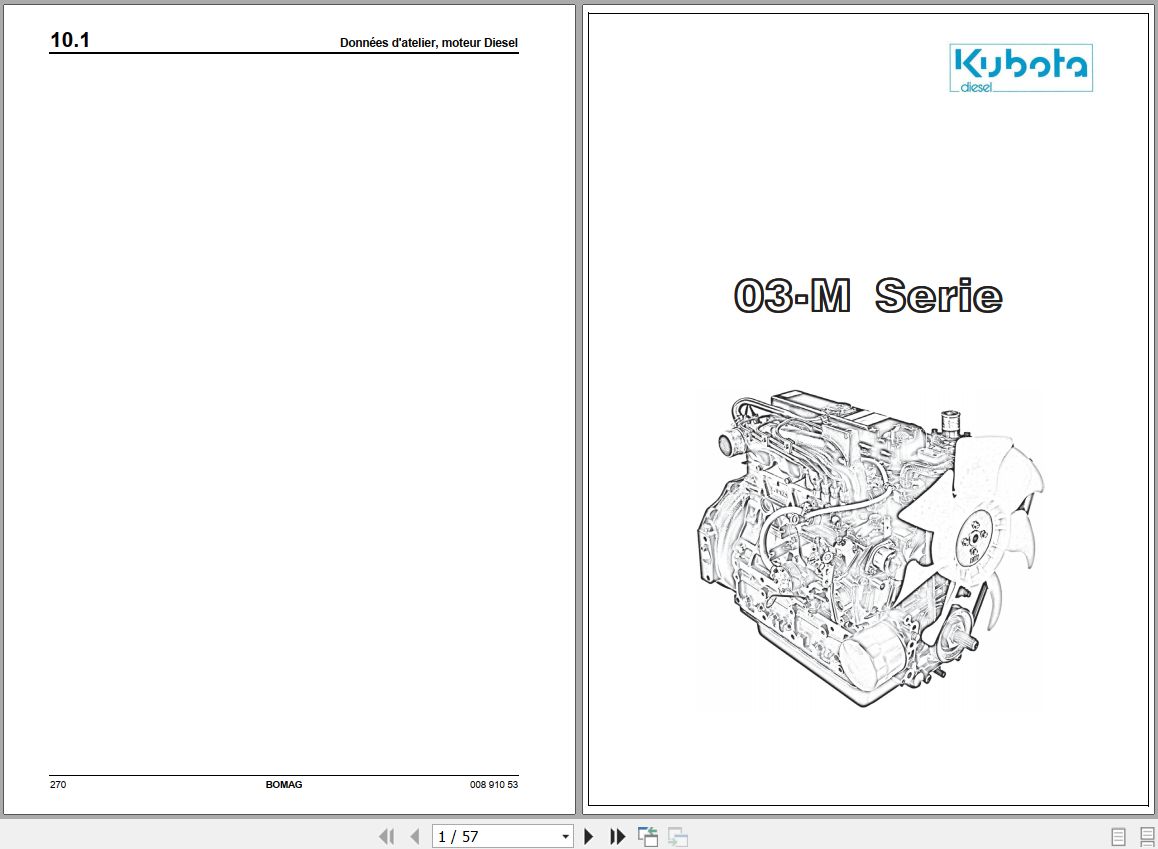 Kubota Engine 03 M Serie Service Manual 1