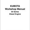 Kubota Engine 05 Series Workshop Manual 01090SL 1