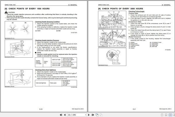 Kubota Engine 07 E3B SERIES Workshop Manual 9Y111 01032 2