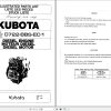 Kubota Engine D722 BBS EC 1 Illustrated Parts List 16873 11000 1