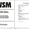 Kubota Engine SERIES 03 M E3B 03 M DI E3B 03 M E3BG Workshop Manual 9Y111 02575 1