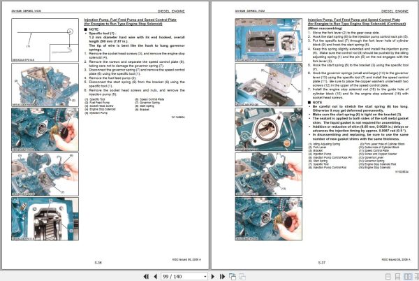 Kubota Engine SM E2B SERIES Workshop Manual 9Y011 03173 2
