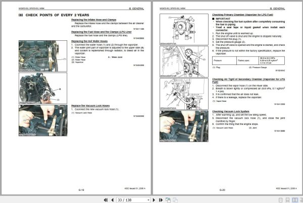 Kubota Engine WG972 E2 DF972 E2 Workshop Manual 97897 02672 2