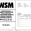 Kubota Excavator KH 36 41 51 61 66 91 101 151 Workshop manual 97899 60062 1