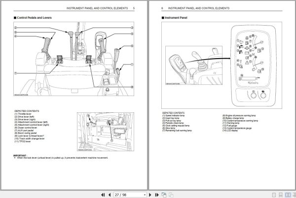 Kubota Excavator KX016 4 KX018 4 Operators Manual RG158 8193 1 2