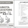Kubota Excavator KX121 3 KX161 3 U45 Operators Manual RD148 8121 6 1