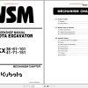 Kubota Excavator KX36 to KX151 Workshop Manual 97899 60271 1