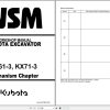 Kubota Excavator KX61 3 KX71 3 Workshop Manual 97899 61040 1