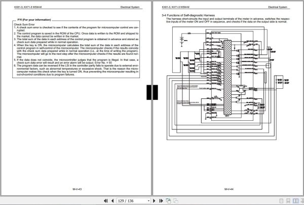 Kubota Excavator KX61 3 KX71 3 Workshop Manual 97899 61040 3