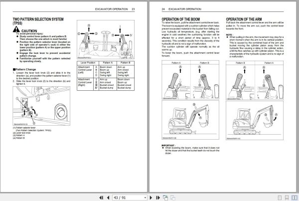 Kubota Excavator KX71 3S Operators Manual RC358 8124 3 2
