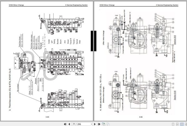 Kubota Excavator KX91 3S to U45 3S alpha Workshop Manual 97899 61260 2