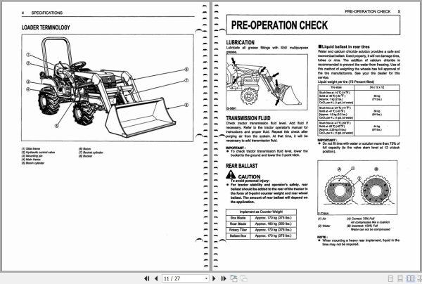 Kubota Front Loader LA181 Operators Manual 7J610 6911 1 2