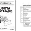 Kubota Front Loader LA463 Operators Manual 7J244 6912 1 1