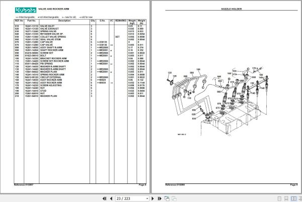 Kubota Front Mower FZ2400 Parts Manual 2