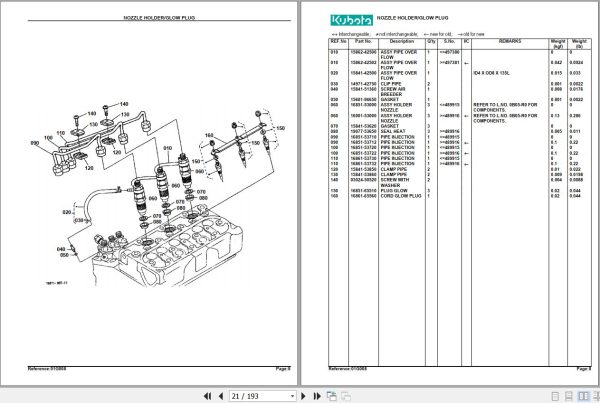 Kubota Front Mower G1800 Revised Parts Manual 2