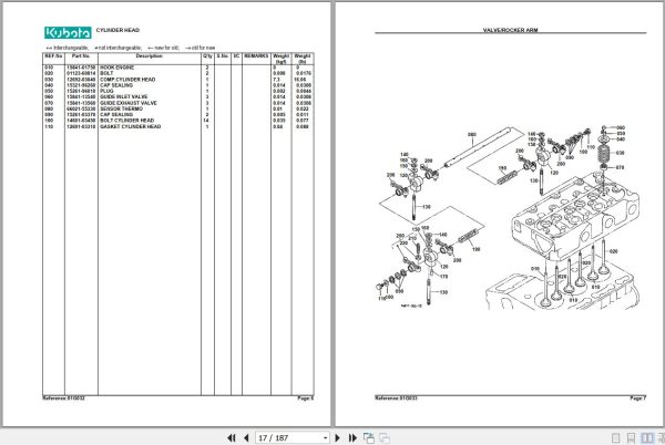 Kubota Front Mower G2000 Parts Manual 2