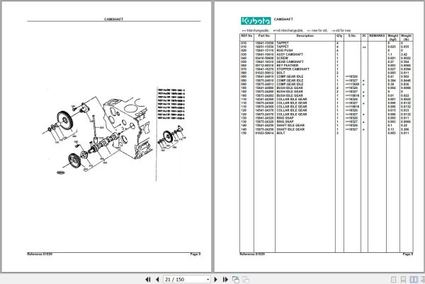Kubota Front Mower G4200H Parts Manual 2