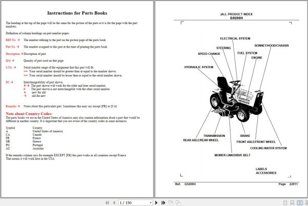 Kubota Front Mower G5200H Parts Manual 1
