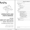 Kubota Fun Connect Hitch GR2700B and Mid PTO Drive Kit GR2704A Operators and Parts Manual 77700 05950 1