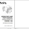 Kubota Hydraulic Control Kits V4203 V4204 Operators and Parts Manual 77700 01127 1