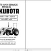 Kubota Loader L1720 Parts And Service Manual 70000 70024 1