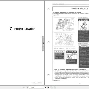 Kubota Loader LA210 1 Operator Manual 1