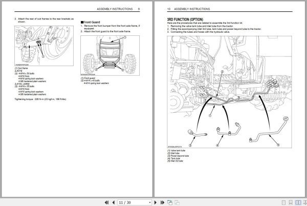 Kubota Loader LA514 Assembly Instructions 2