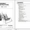 Kubota Loader and Buckets LA1154 Assembly Instructions 7J437 6915 5 1