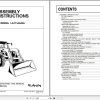 Kubota Loader and Buckets LA1154A LA1154EA Assembly Instructions 7J461 6915 1 1
