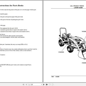 Kubota Loader and Buckets LA240 Parts Manual 1