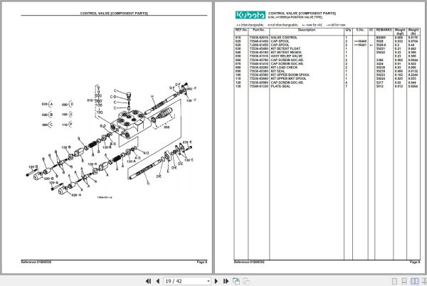 Kubota Loader and Buckets LA302 Parts Manual 2
