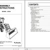 Kubota Loader and Buckets LA354 Assembly Instructions 7J056 6915 7 1
