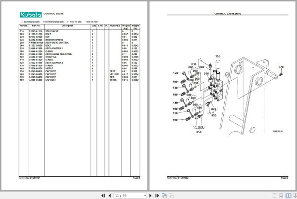 Kubota Loader and Buckets LA403 Parts Manual 2