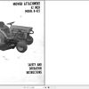 Kubota Mower Attachment 42 Inch B 425 Safety and Operation Instructions 1
