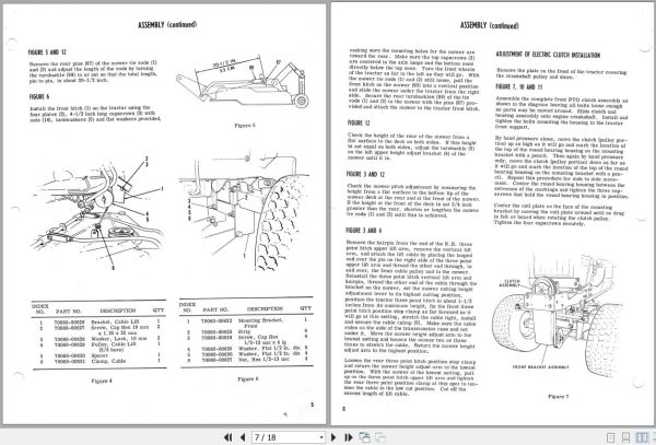 Kubota Mower Attachment 42 Inch B 425 Safety and Operation Instructions 2