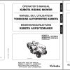 Kubota Riding Mower GR2100 GR1600 Operators Manual K1254 7121 3 1