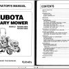 Kubota Rotary Mower RCK60D 26BX RCK54D 26BX Operators Manual K5384 7111 1 1
