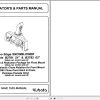Kubota Snowblower B2781 51 B2782 63 Operators and Parts Manual 70060 00605 1