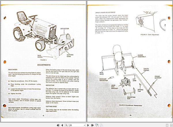 Kubota Snowblower V5296 66 Owners Manual 77700 07077 2