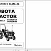 Kubota Tractor B1550HST B1750HST Operators Manual 66417 62914 1