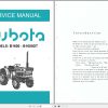 Kubota Tractor B1600 B1600DT Service Manual 1