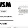 Kubota Tractor B1717 2110 2410 2710 Workshop Manual 9Y011 12751 1