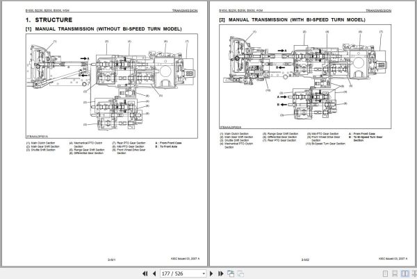 Kubota Tractor B1830 B2230 B2530 B3030 Workshop Manual 9Y111 00031 2