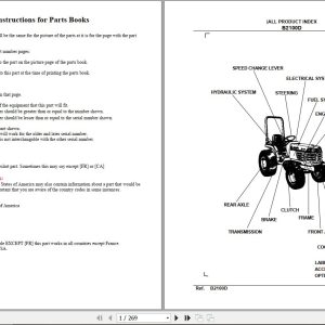 Kubota Tractor B2100D Parts Manual 1