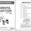 Kubota Tractor B2301 B2601 Operators Manual 6C540 6311 1 1