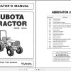 Kubota Tractor B2410 Operators Manual 6C140 6311 2 1
